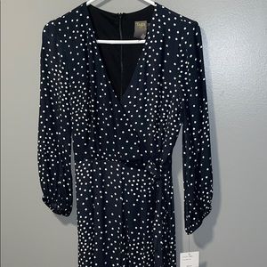 Navy Pokadot Jumpsuit